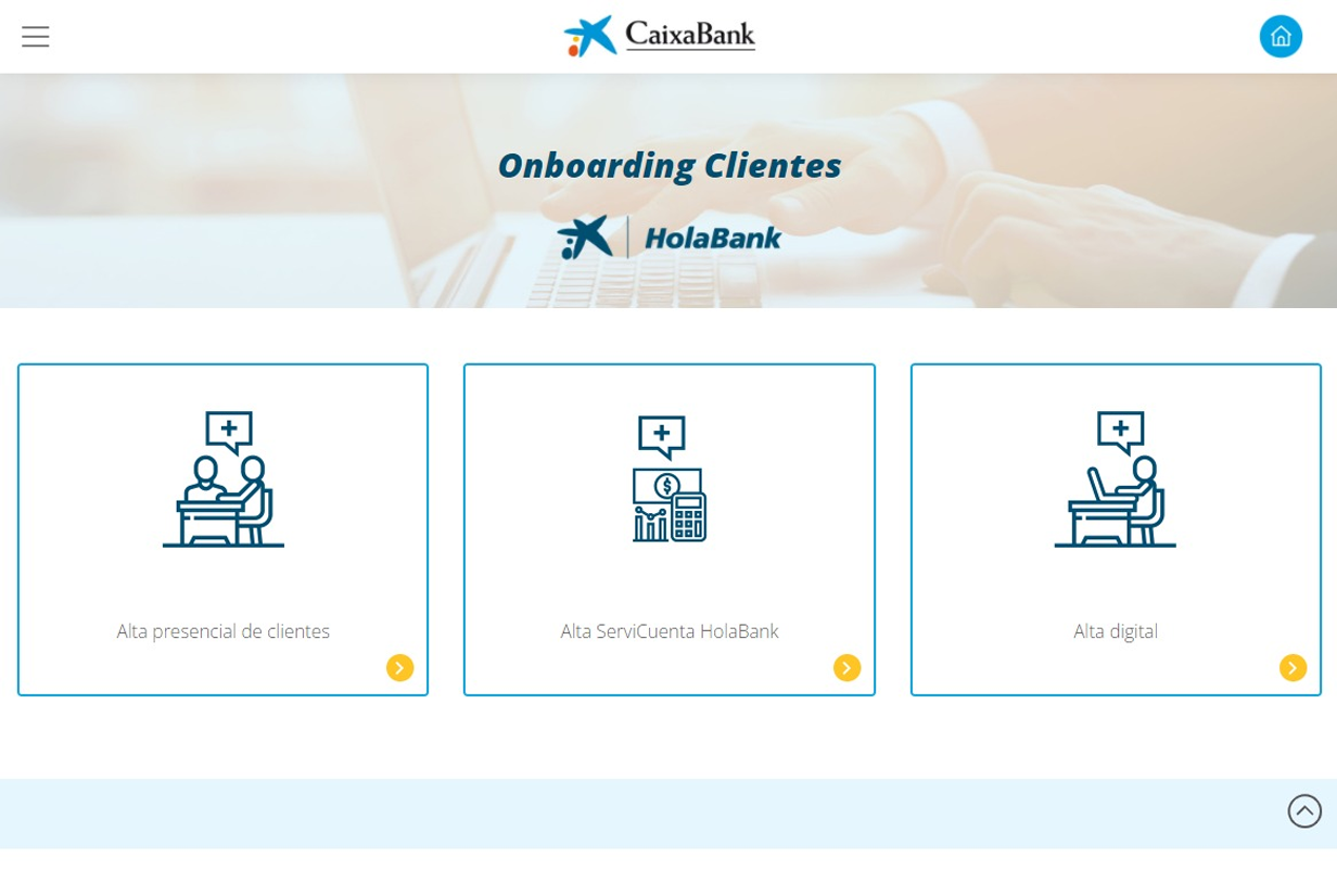 HolaBank - Onboarding clientes